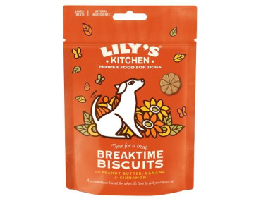 BISCUIT BREAKTIME LILYS KITCHEN CACAHUETES