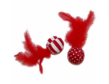 BALLE AVEC PLUMES NOEL