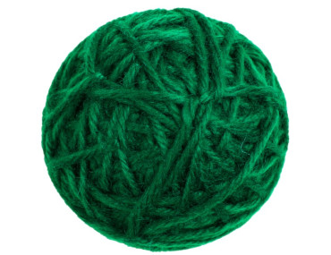 PELOTE DE NOEL VERTE