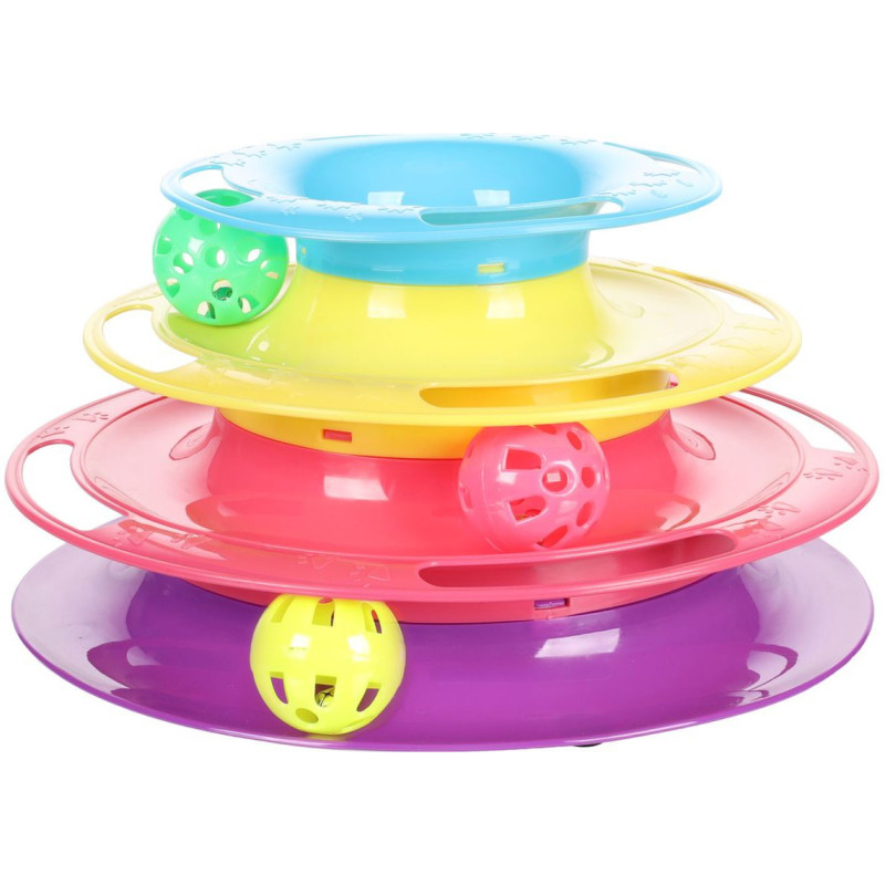 BAGERA TOUR POUR CHAT + BALLES BAGERA TOUR POUR CHAT + BALLES