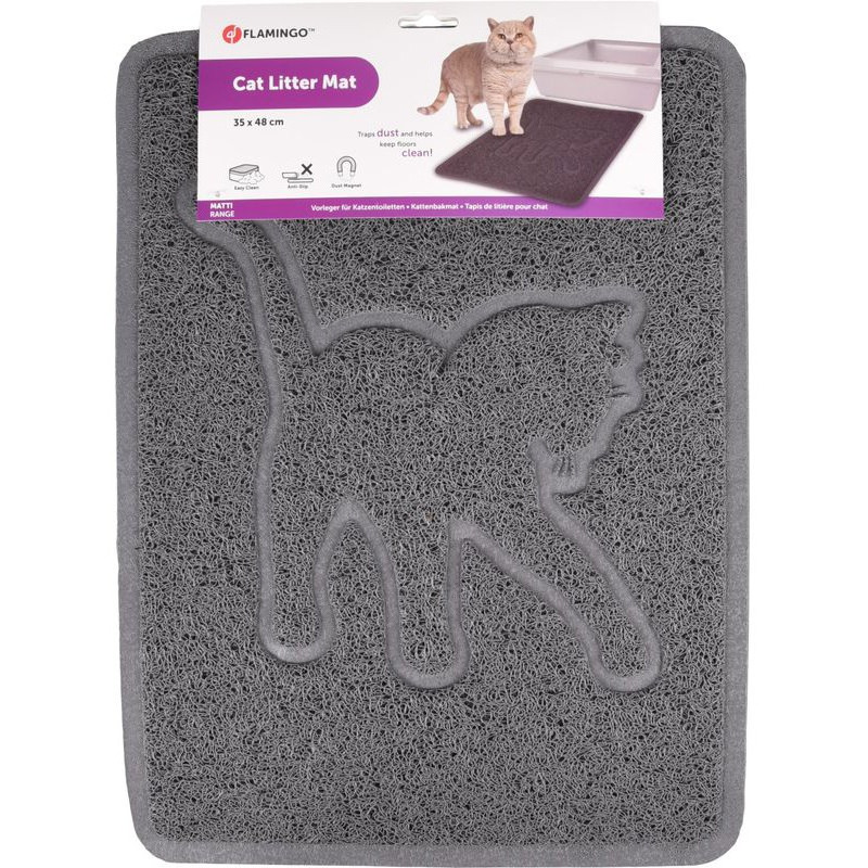 TAPIS DE LITIERE GRIS