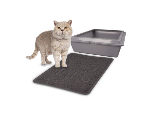 TAPIS DE LITIERE GRIS