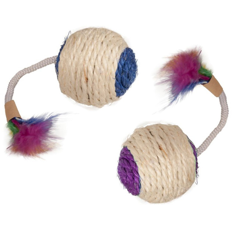 BALLES SISAL HOCHET ET PLUME
