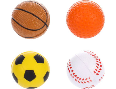 BALLES POUR CHAT SPORT EPONGE X4