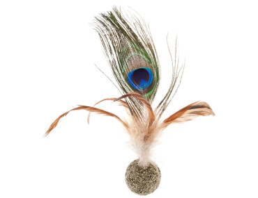 BOULE DE PLUME PAON MATATABI