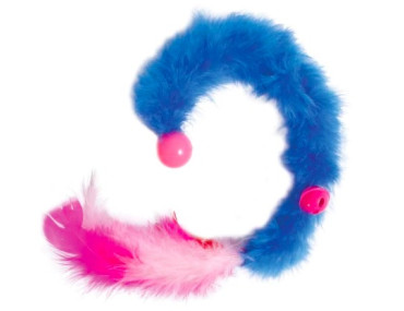 JOUET FEATHER BOA CATNIP