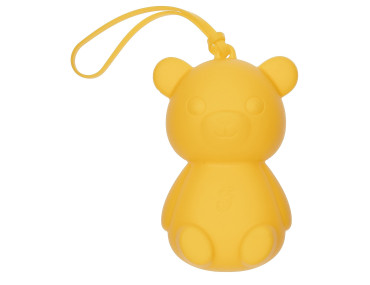 DISTRIBUTEUR DE SACS À DÉJECTION TEDDY JAUNE