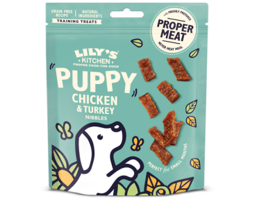 MINI BOUCHEES CHIOT POULET/DINDE LILYS KITCHEN