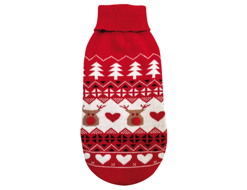 pull de noel pour chien motifs