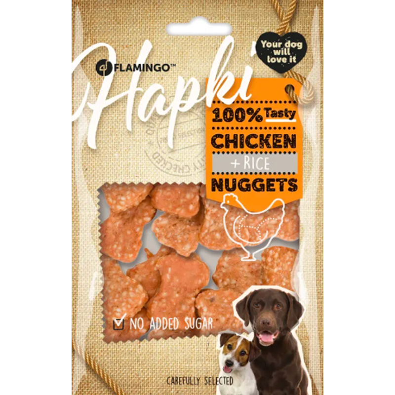FRIANDISES HAPKI NUGGETS POULET & RIZ