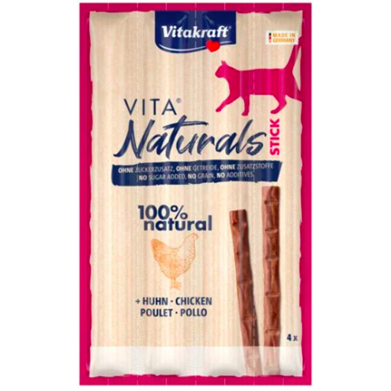STICKS VITANATURALS POULET POUR CHAT X4