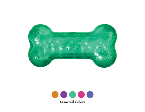 KONG SQUEEZZ CRACKLE BONE KONG SQUEEZZ CRACKLE BONE