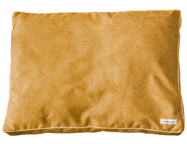 MATELAS MOUSTACHES VELOURS MOUTARDE