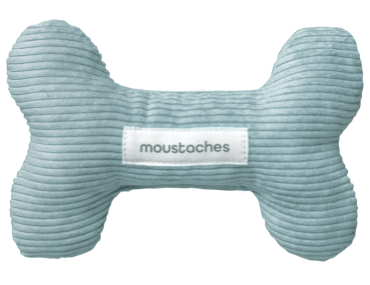 TOY BONE MOUSTACHES VELOURS NUAGE