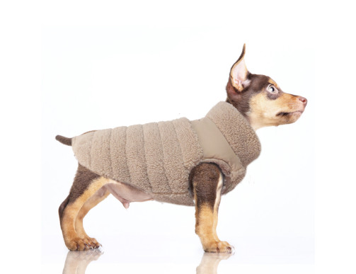 DOUDOUNE RÉVERSIBLE AMÉLIA BEIGE/MOUTON