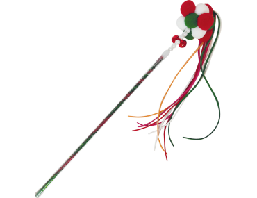 CANNE À PÊCHE DE NOËL POMPON