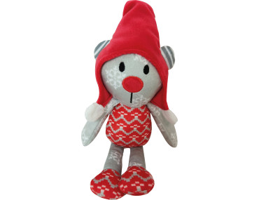 PELUCHE OURS TARTAN NOËL