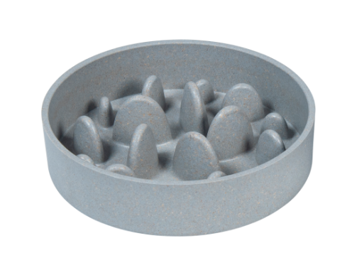 GAMELLE ANTI-GLOUTON BAMBOU BLEU SMALL