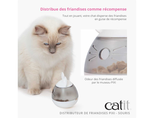 PIXI DISTRIBUTEUR FRIANDISES MOUSE BLANC PIXI DISTRIBUTEUR FRIANDISES MOUSE BLANC