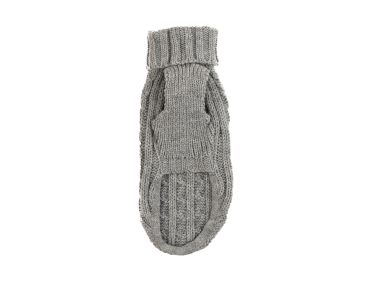 Pull en maille gris