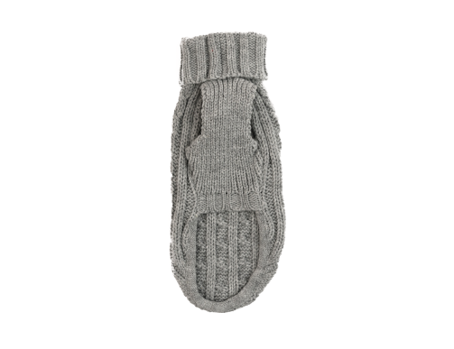 Pull en maille gris