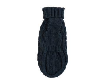 Pull en maille bleu