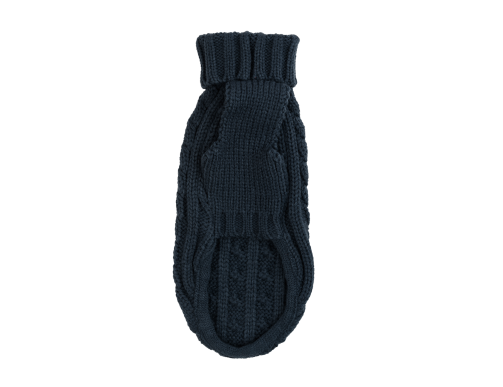 Pull en maille bleu