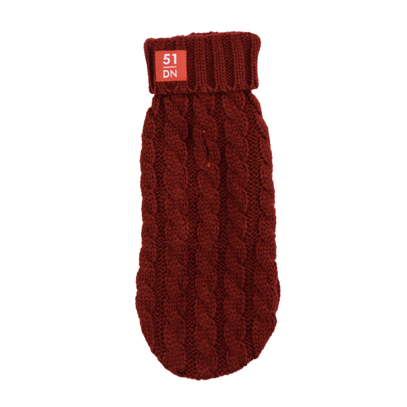 Pull en maille Rouge