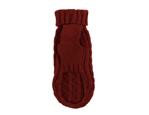 Pull en maille Rouge