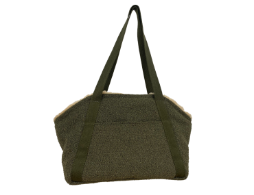 Sac Transport MOUSTACHES Bouclettes Kaki PETIT