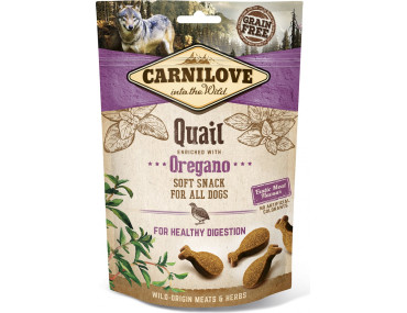 FRIANDISES CARNILOVE SEMI-HUMIDES À LA CAILLE