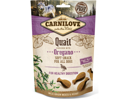 FRIANDISES CARNILOVE SEMI-HUMIDES À LA CAILLE