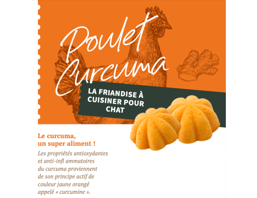 BABIN MOELLEUX CHAT POULET-CURCUMA 150GR BABIN MOELLEUX CHAT POULET-CURCUMA 150GR