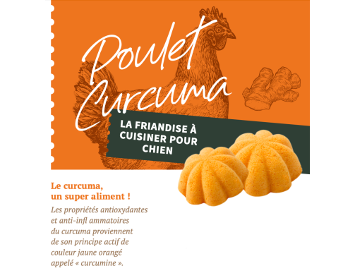 BABIN MOELLEUX CHIEN POULET-CURCUMA 150GR BABIN MOELLEUX CHIEN POULET-CURCUMA 150GR