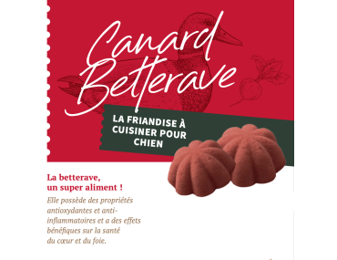BABIN MOELLEUX CHIEN CANARD-BETTERAVE 150GR