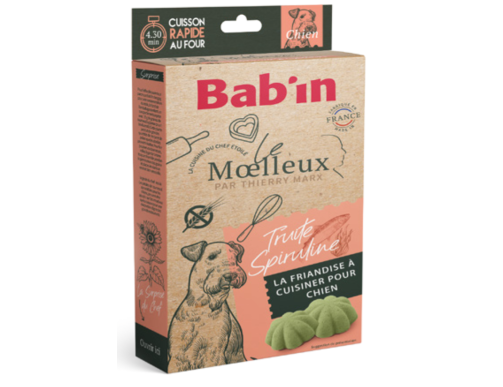 BABIN MOELLEUX CHIEN TRUITE-SPIRULINE 150GR