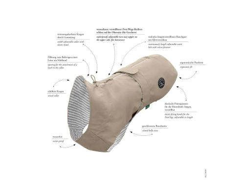 IMPERMÉABLE MILFORD TAUPE
