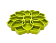 TAPIS A LECHER SODAPUP MANDALA VERT