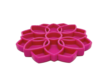 TAPIS A LECHER SODAPUP MANDALA ROSE