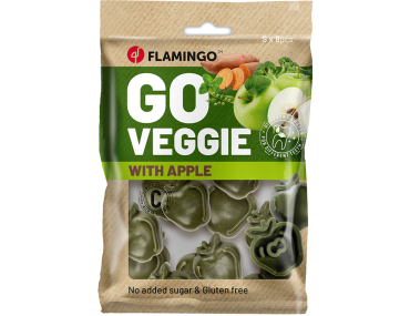 FRIANDISES VEGGIE POMME 8PIECES 120GR