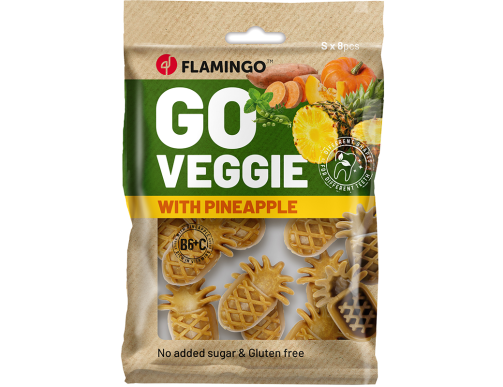 FRIANDISES VEGGIE ANANAS 8PIECES 120GR