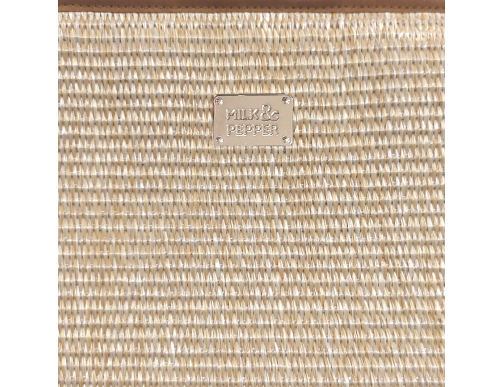 SAC SELMA PAILLE 41X21X28CM