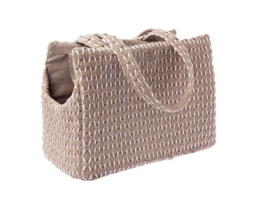 sac taupe pour chien transport