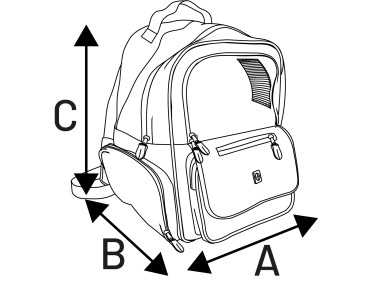 SAC A DOS WIRO VERT 40X25X41CM