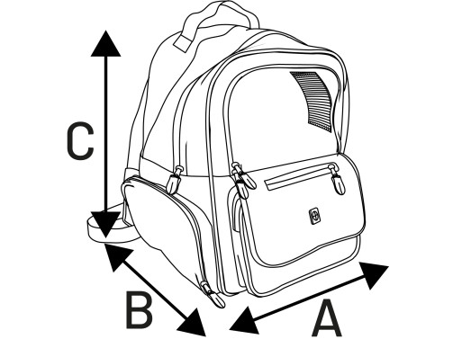SAC A DOS WIRO VERT 40X25X41CM