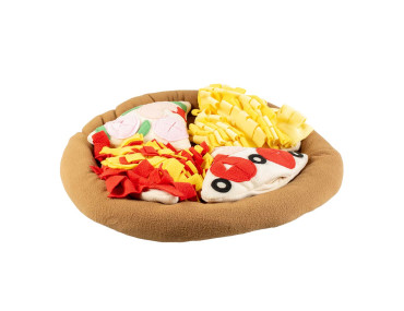 tapis de fouille pizza chien chat