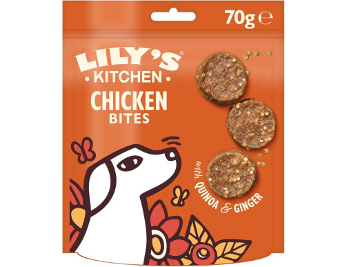 LILYS MINI BOUCHEES POULET QUINOA GING 70GR