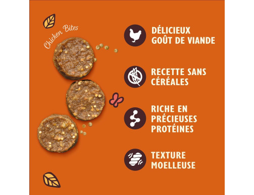 LILYS MINI BOUCHEES POULET QUINOA GING 70GR