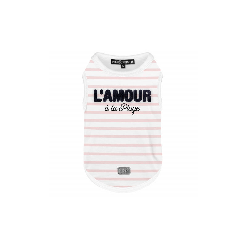 T-SHIRT GWENOLA AMOUR A LA PLAGE