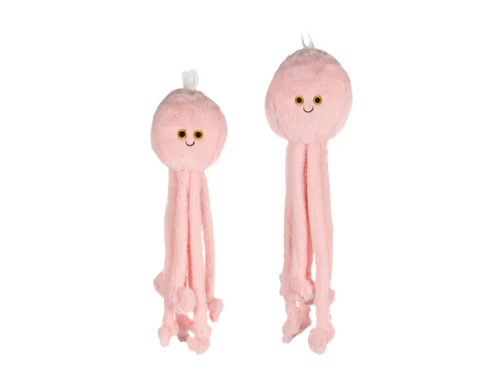 PELUCHE PAULO POULPE ROSE 15CM